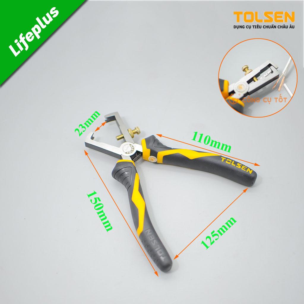 Kềm tuốt dây Tolsen 10028 16cm