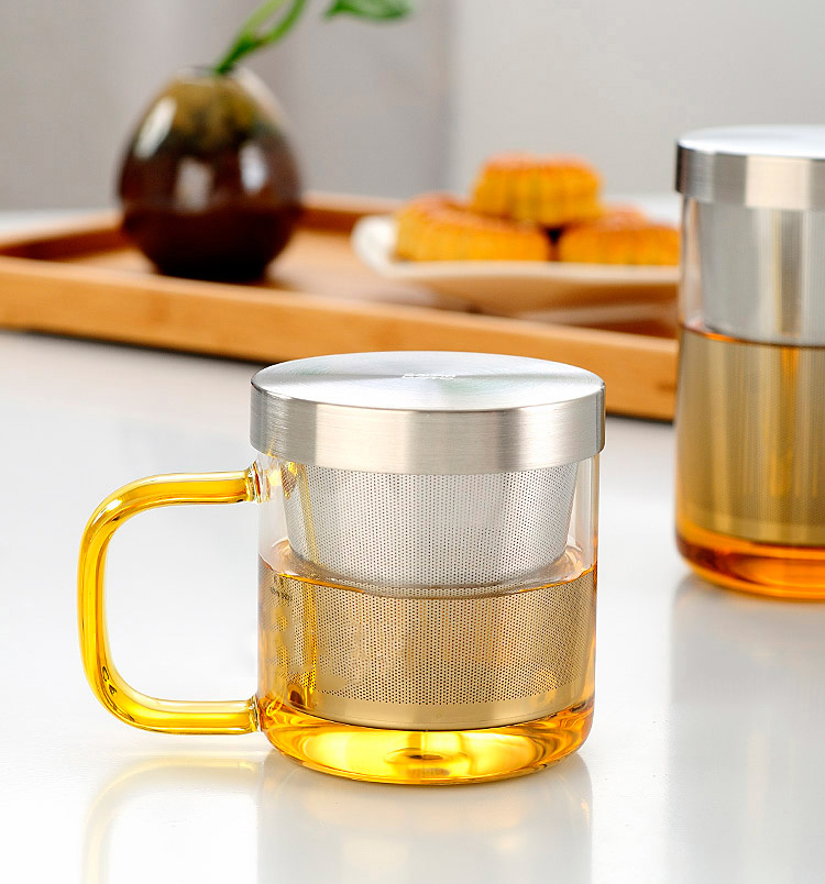 Ly lọc inox vàng Samadoyo S049B 350ml