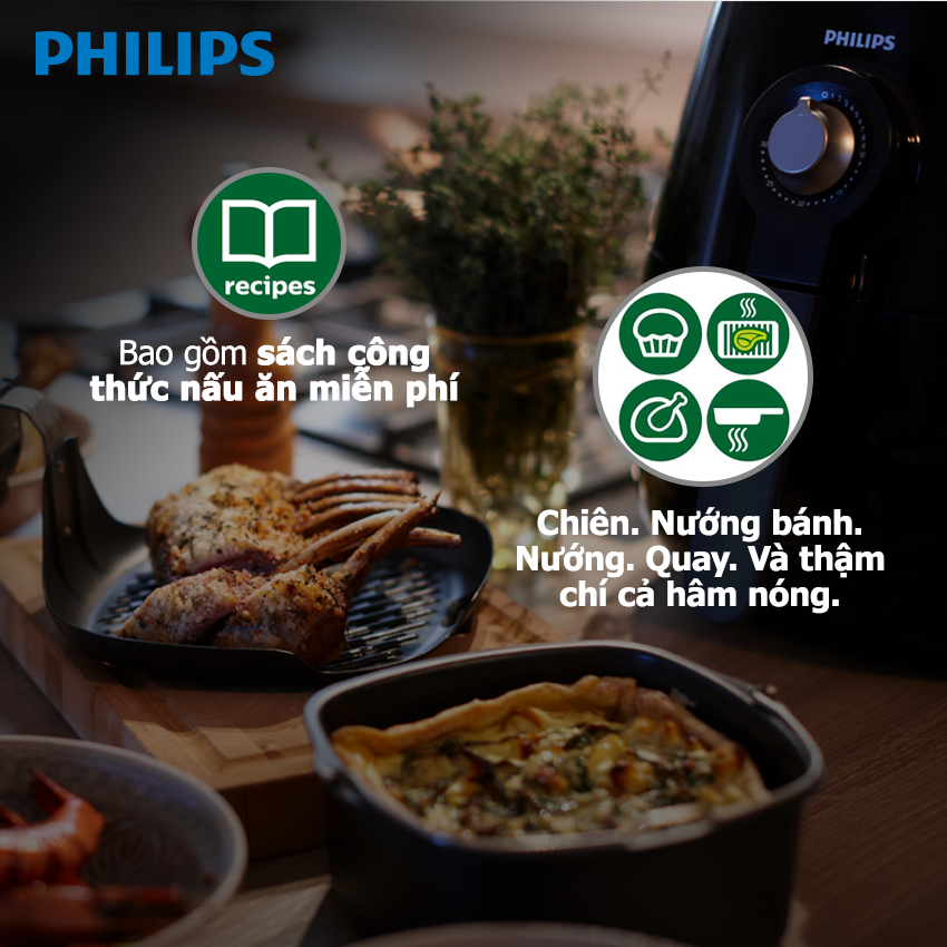 Nồi chiên không dầu Philips HD9745/90