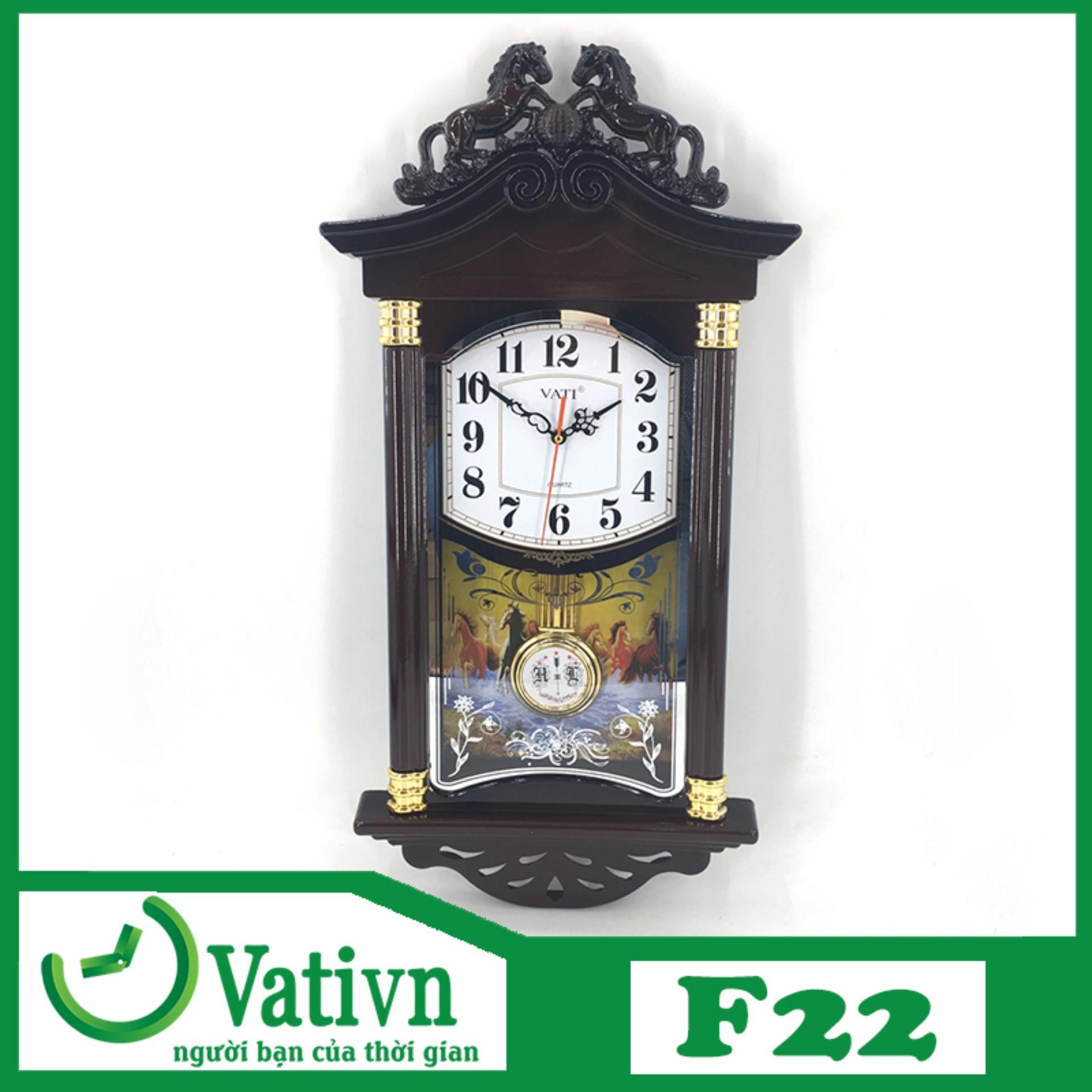 Đồng hồ treo tường F22 quả lắc