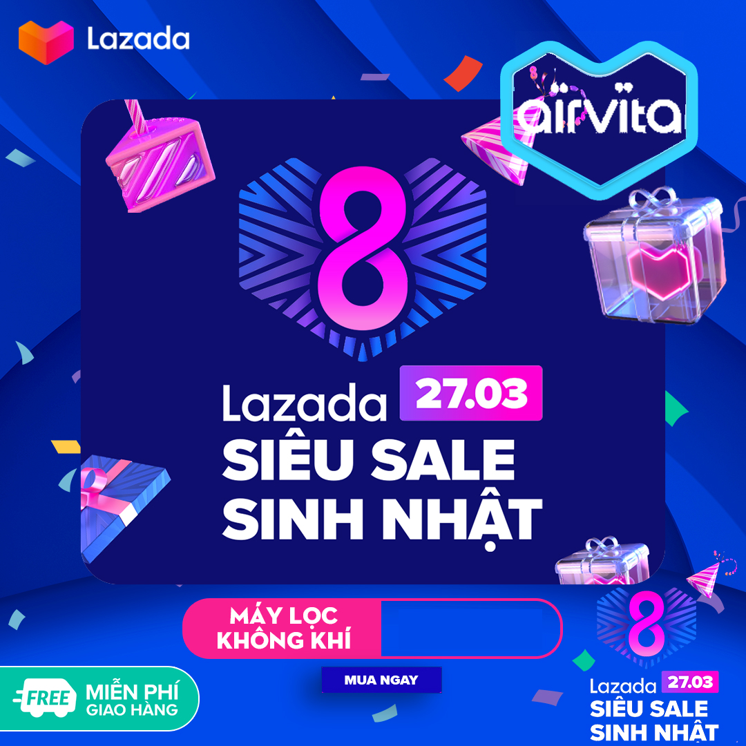 MÁY LỌC KHÔNG KHÍ AIRVITA DUST ZERO PM1.0
