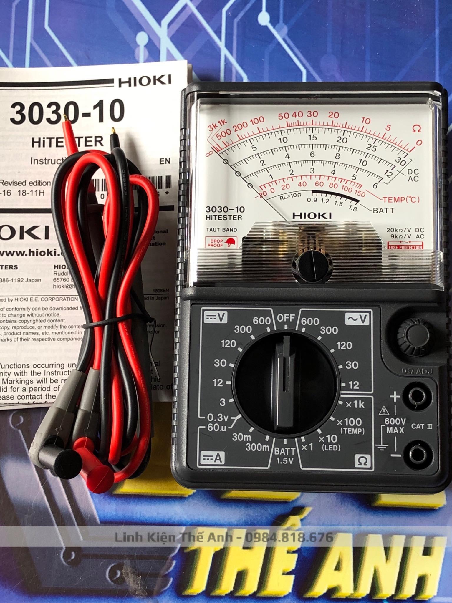 Đồng hồ đa năng kim Hioki 3030-10