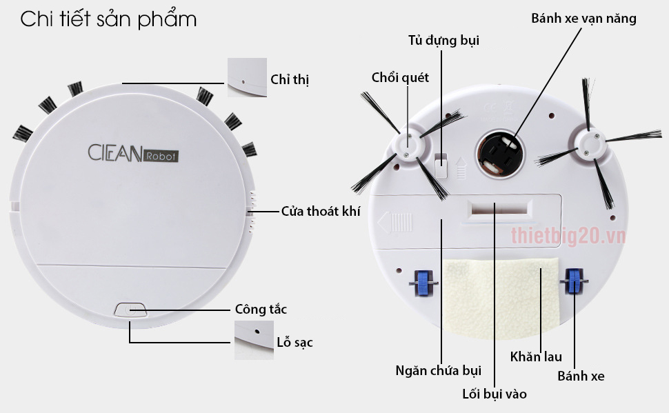 ROBOT HÚT BỤI CLEANROBOT RS5