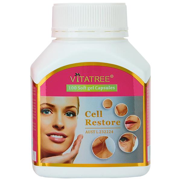 Viên uống đa năng làm đẹp da Vitatree Cell Restore
