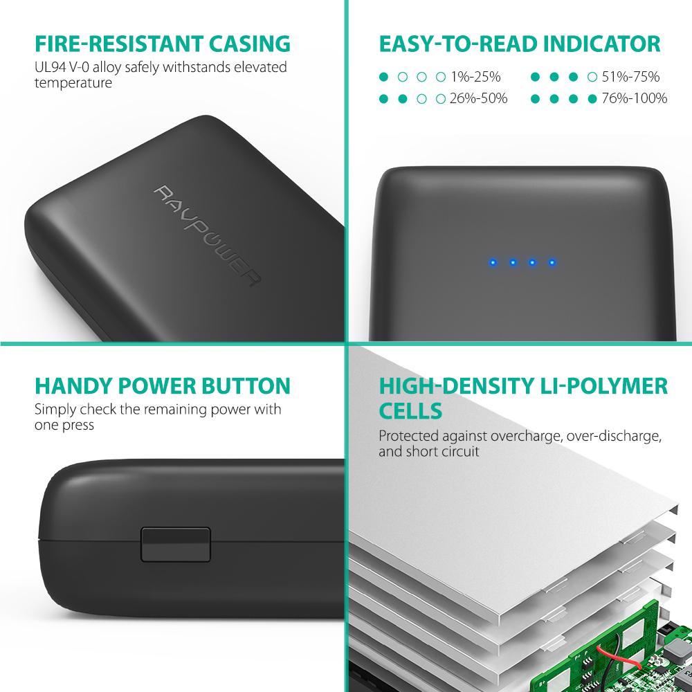 Sạc dự phòng RAVPower RP-PB064 32000mAh