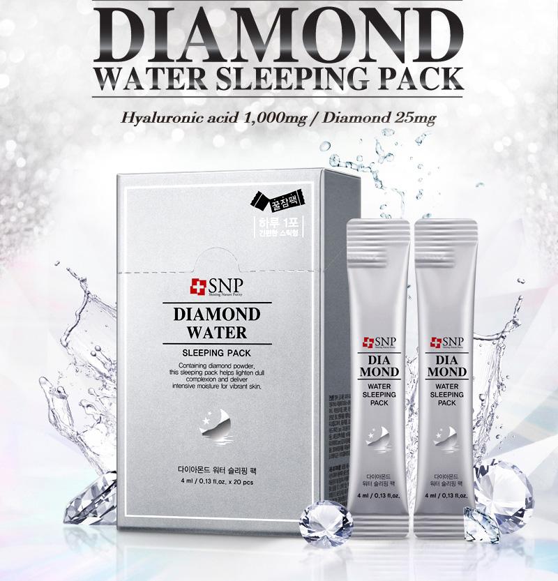 Mặt nạ ngủ SNP Diamond Water Sleeping Pack 100g