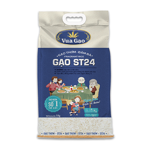 Gạo Thơm Vua Gạo Đậm Đà ST24 5kg
