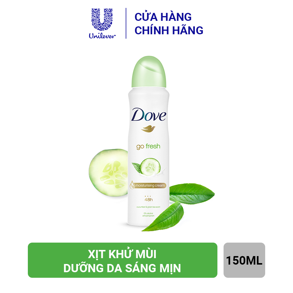 Xịt ngăn mùi Dove Go Fresh 100g