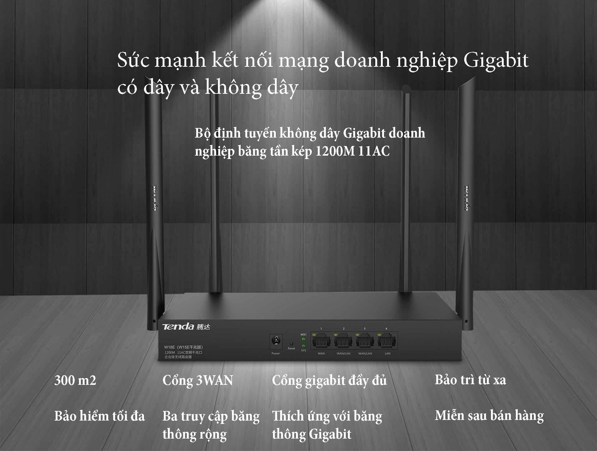 Bộ phát WIFI Tenda W18e