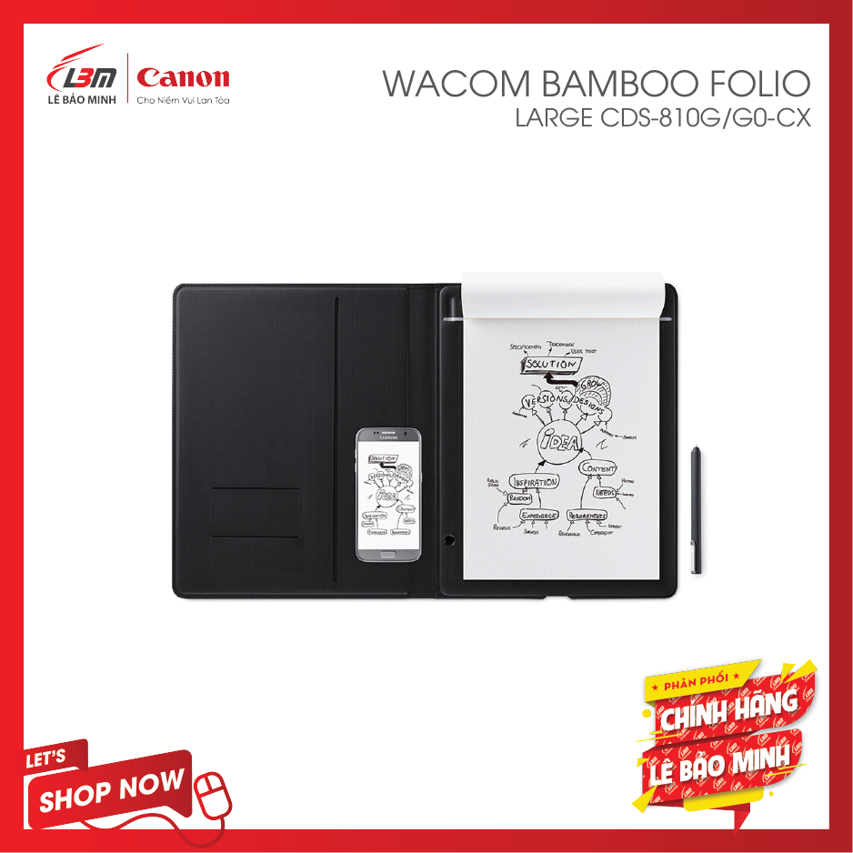 Bảng vẽ Wacom Bamboo Folio CDS-810G