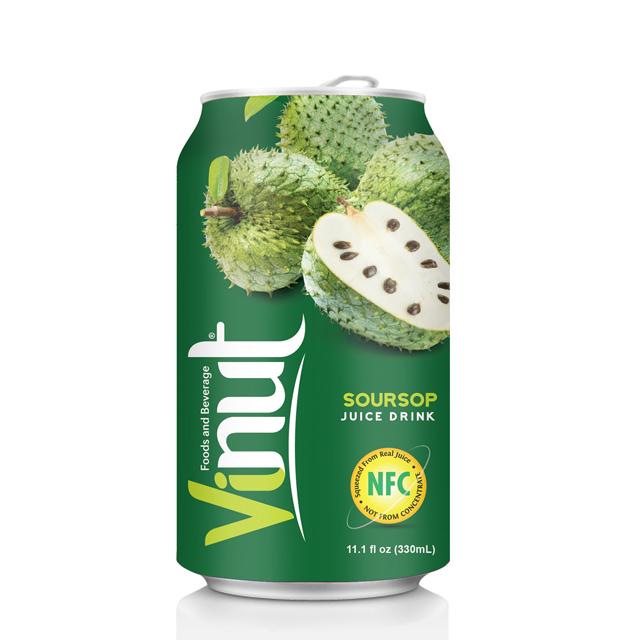 Nước Ép Vinut Mãng Cầu 330ml thùng 24 lon