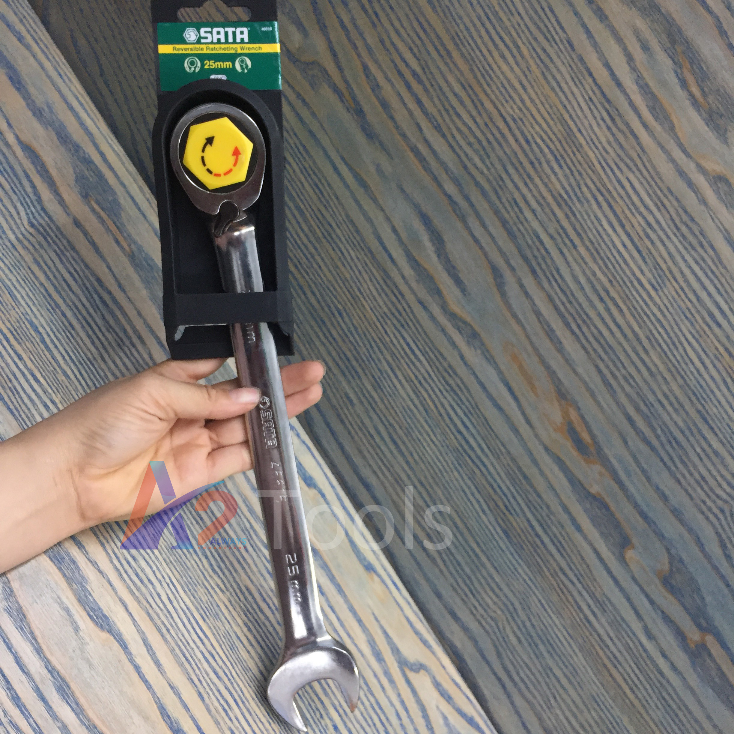 Cờ lê vòng miệng SATA 46616