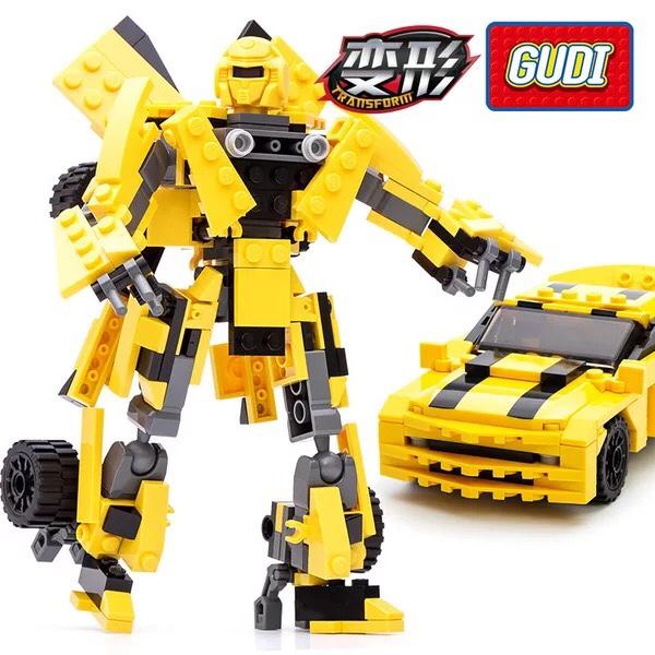 Bộ xếp hình Transformers Robot biến hình Gudi 8711