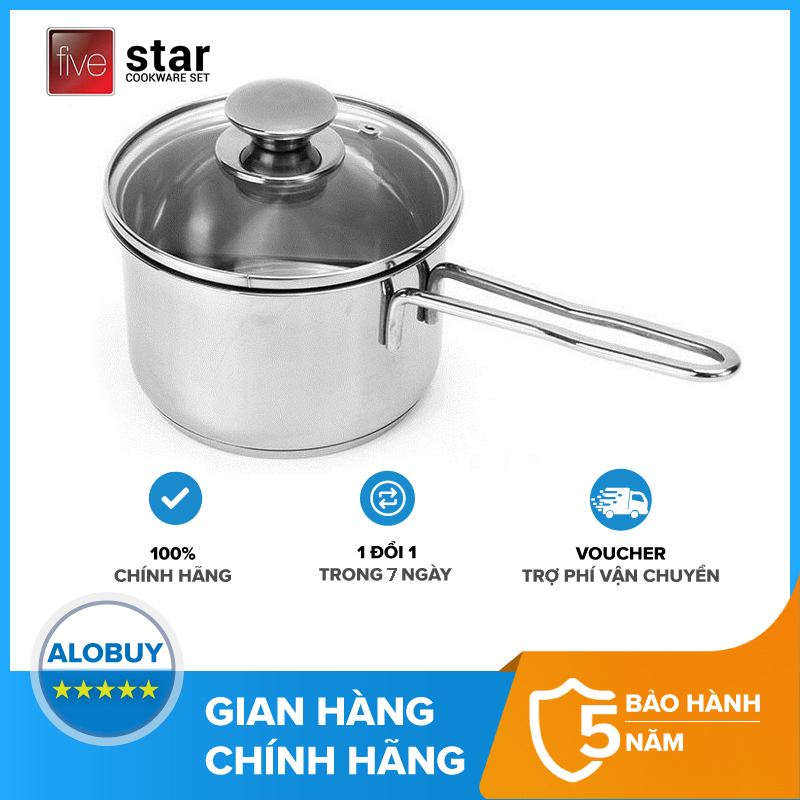 Quánh inox Fivestar Q14-3DG 14cm