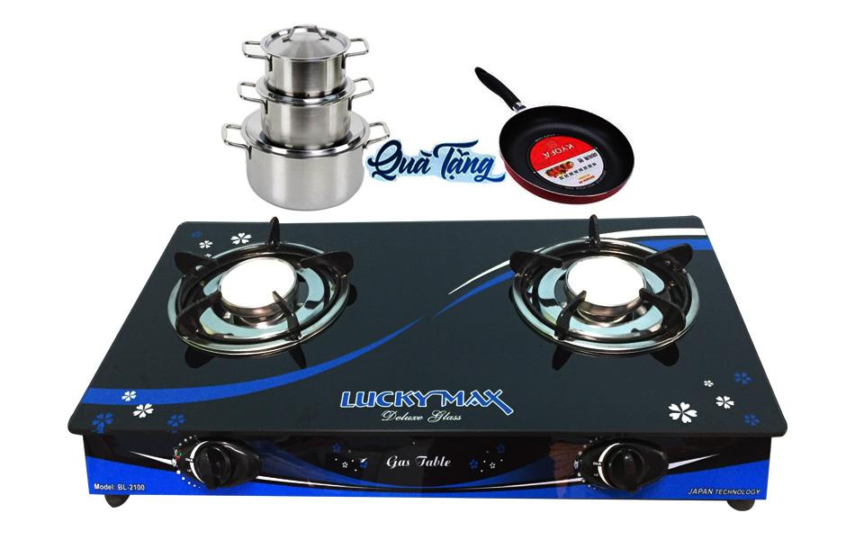 Bếp gas kết hợp hồng ngoại LuckyMax BL-2100