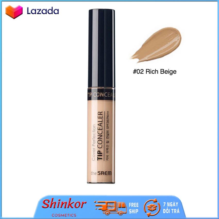 Kem che khuyết điểm The Saem Mineralizing Serum Concealer 5ml