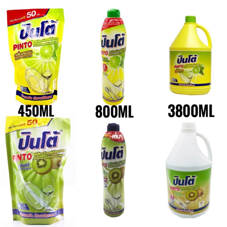 Nước rửa chén Pinto hương dâu,cam