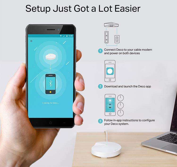 Bộ Phát Wifi Mesh TP-Link Deco M9 Plus (3-Pack)