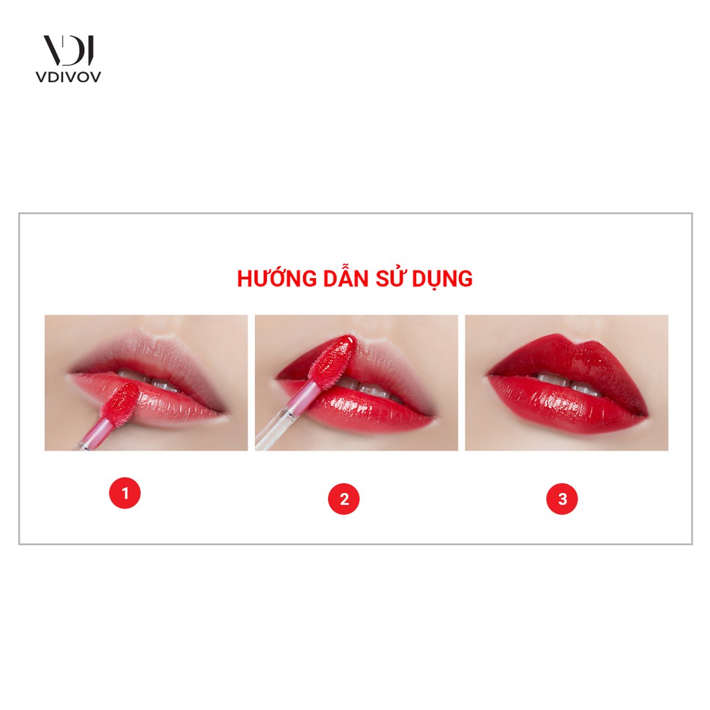 Son Bóng VDIVOV Lip Cut Shine Gloss 5G