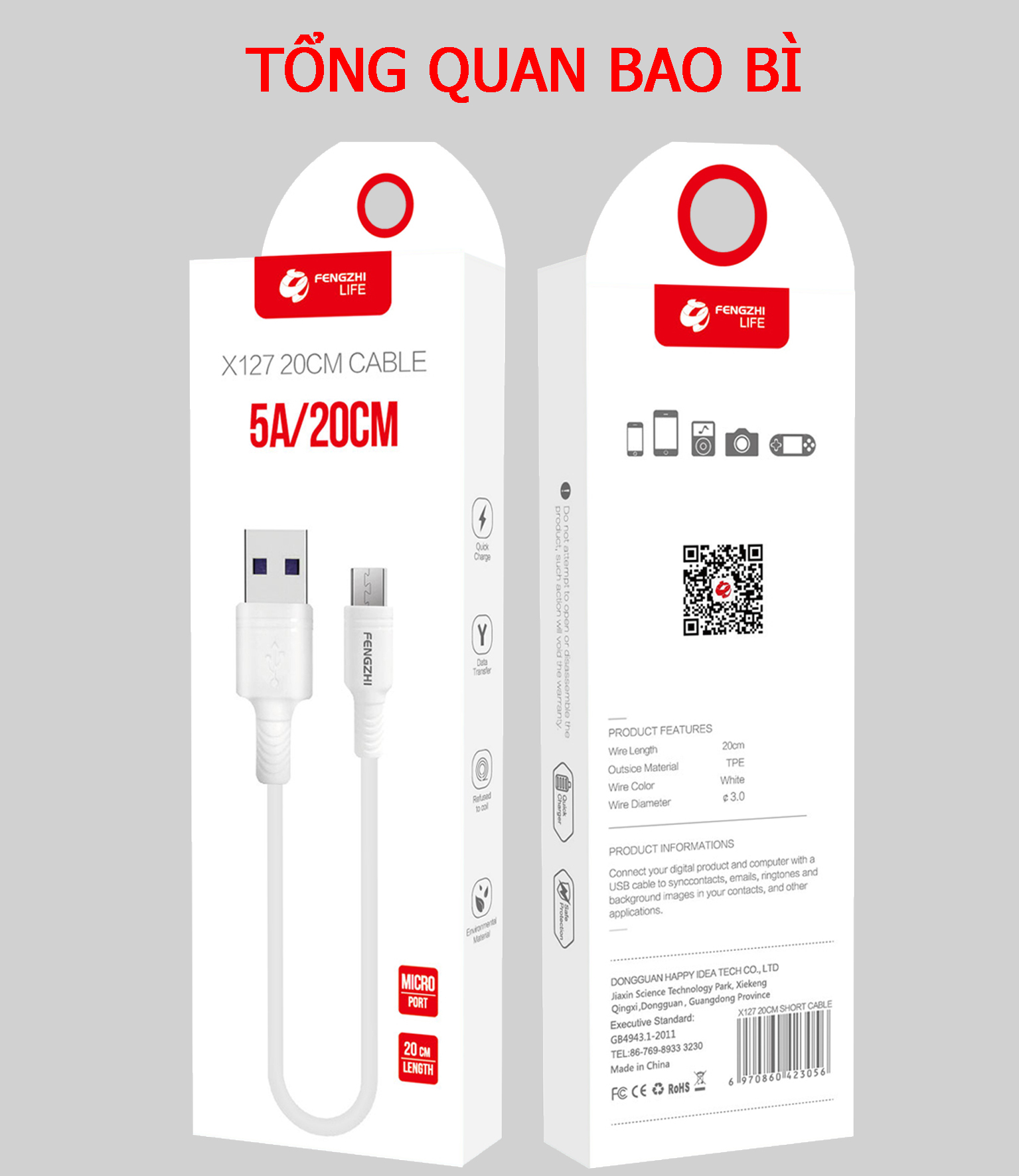 CÁP SẠC FENGZHI X127