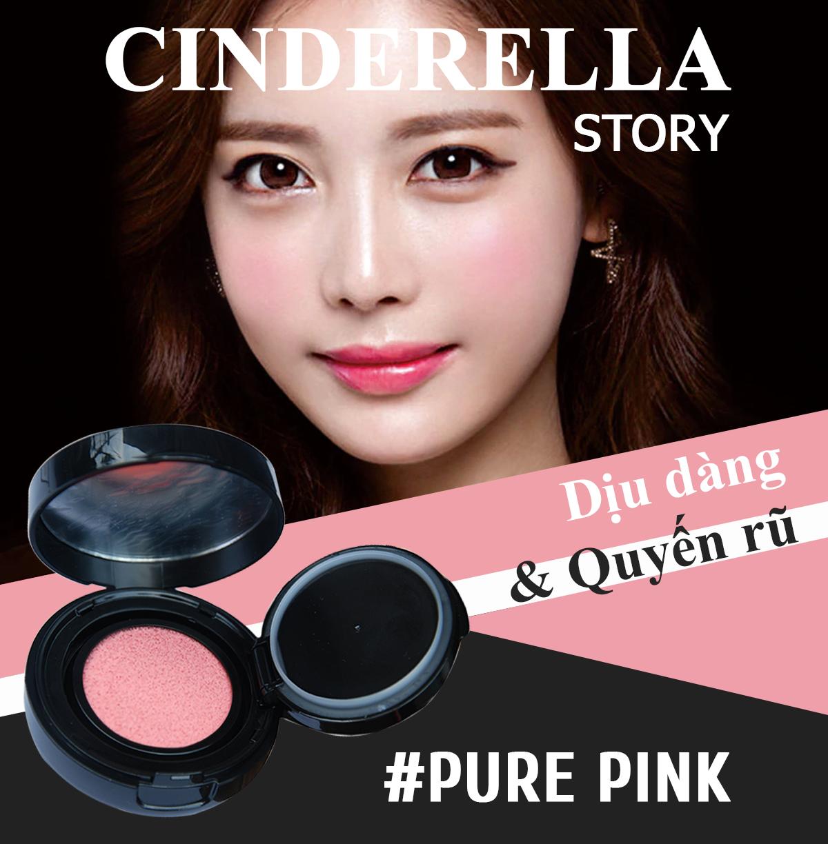 Phấn Má Hồng Cinderella Cushion Blusher 8g