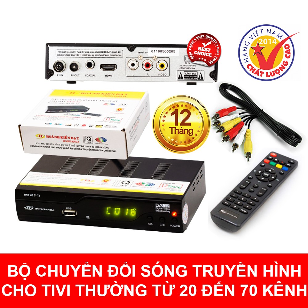 Bộ Đầu Thu Truyền Hình Mặt Đất MS01
