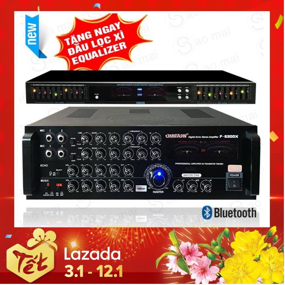 Amply Bluetooth Amply Karaoke OMATON F-6300X