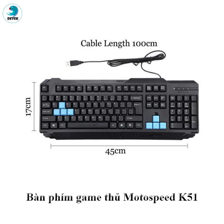 Bàn phím Motospeed K51