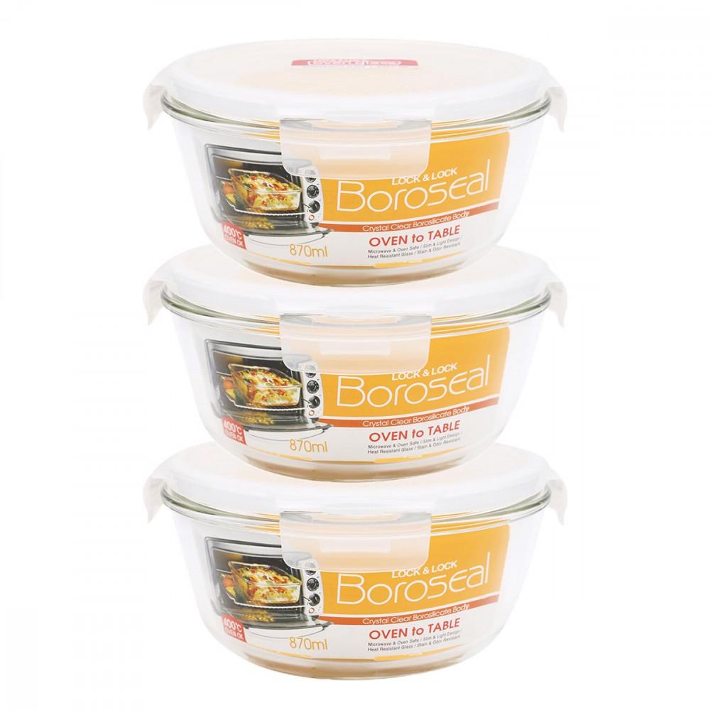 BỘ HỘP THỦY TINH LOCK&LOCK 870ML