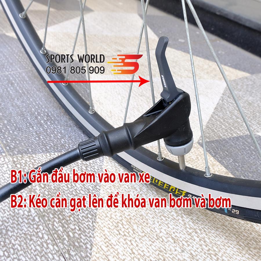 Bơm xe đạp Bơm Giyo GF-31 PV