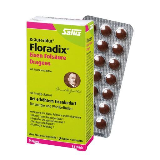 Sắt viên hữu cơ Floradix hộp 84 viên