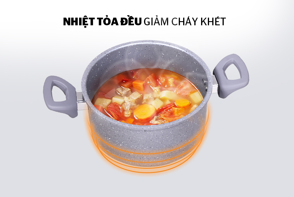 Nồi vân đá đáy từ Sunhouse SHG2016MMB