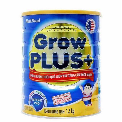 Sữa Nutifood grow plus+ xanh 1.5kg trên 1 tuổi