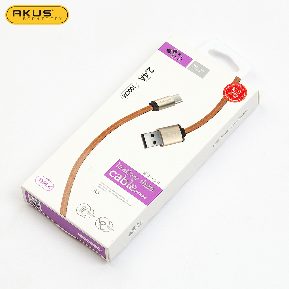 CÁP BỌC DA TYPE-C AKUS A3
