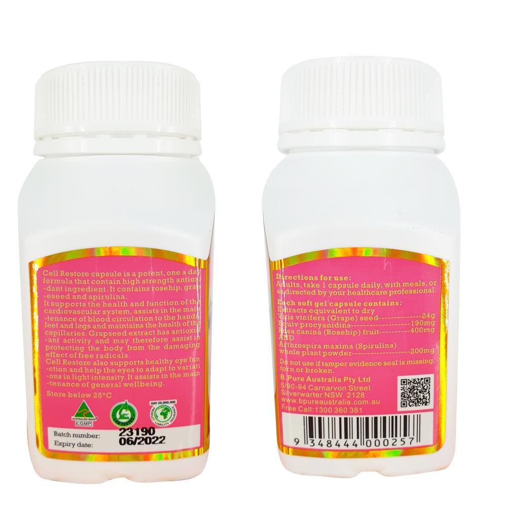 Viên uống đa năng làm đẹp da Vitatree Cell Restore