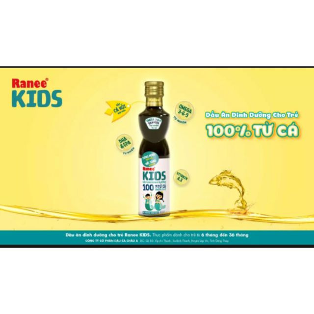 Dầu ăn Ranee Kids 250ml