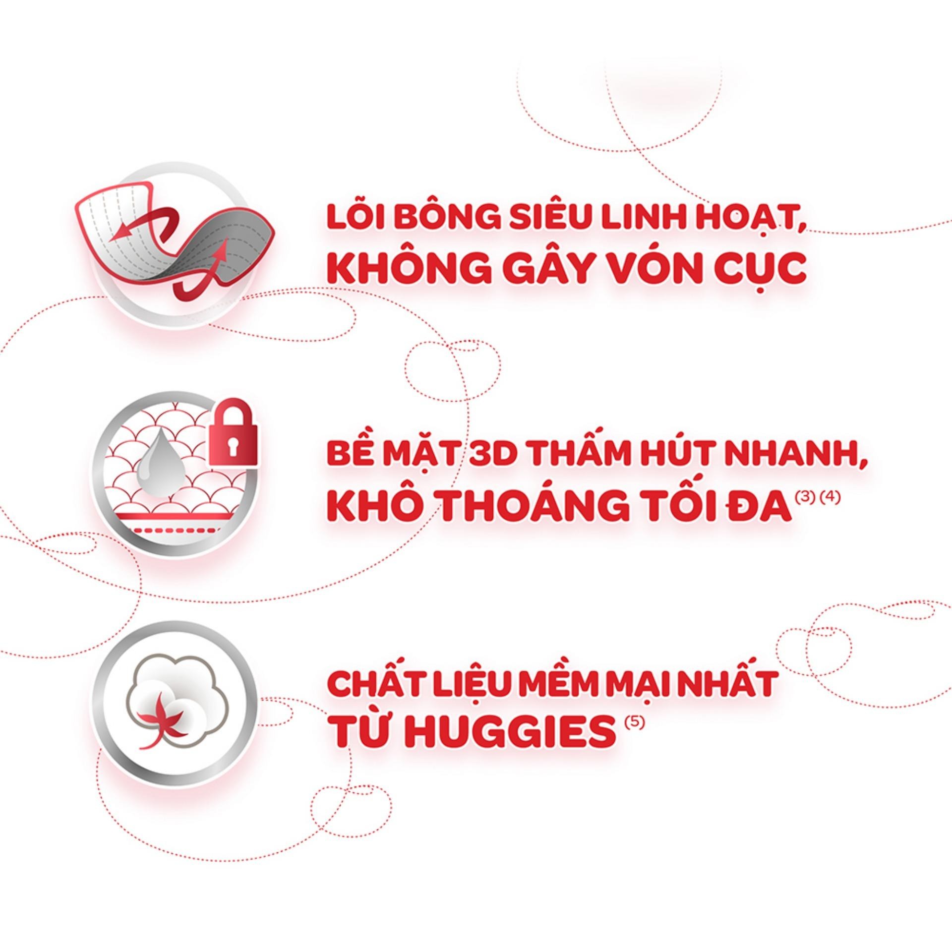 Tã dán siêu cao cấp Huggies Platinum L54 (54 Miếng)