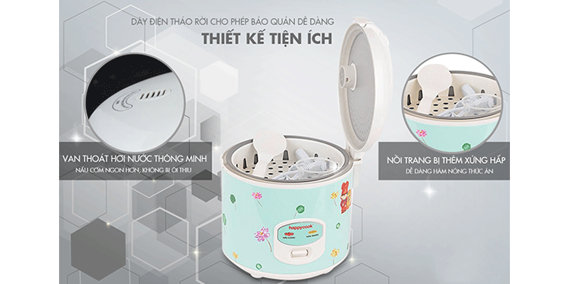 Nồi Cơm Điện HappyCook HCJ-1811 1.8L