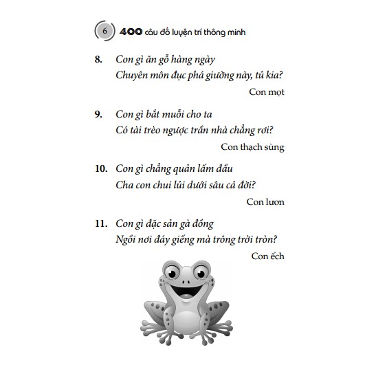 400 Câu Đố Luyện Trí Thông Minh