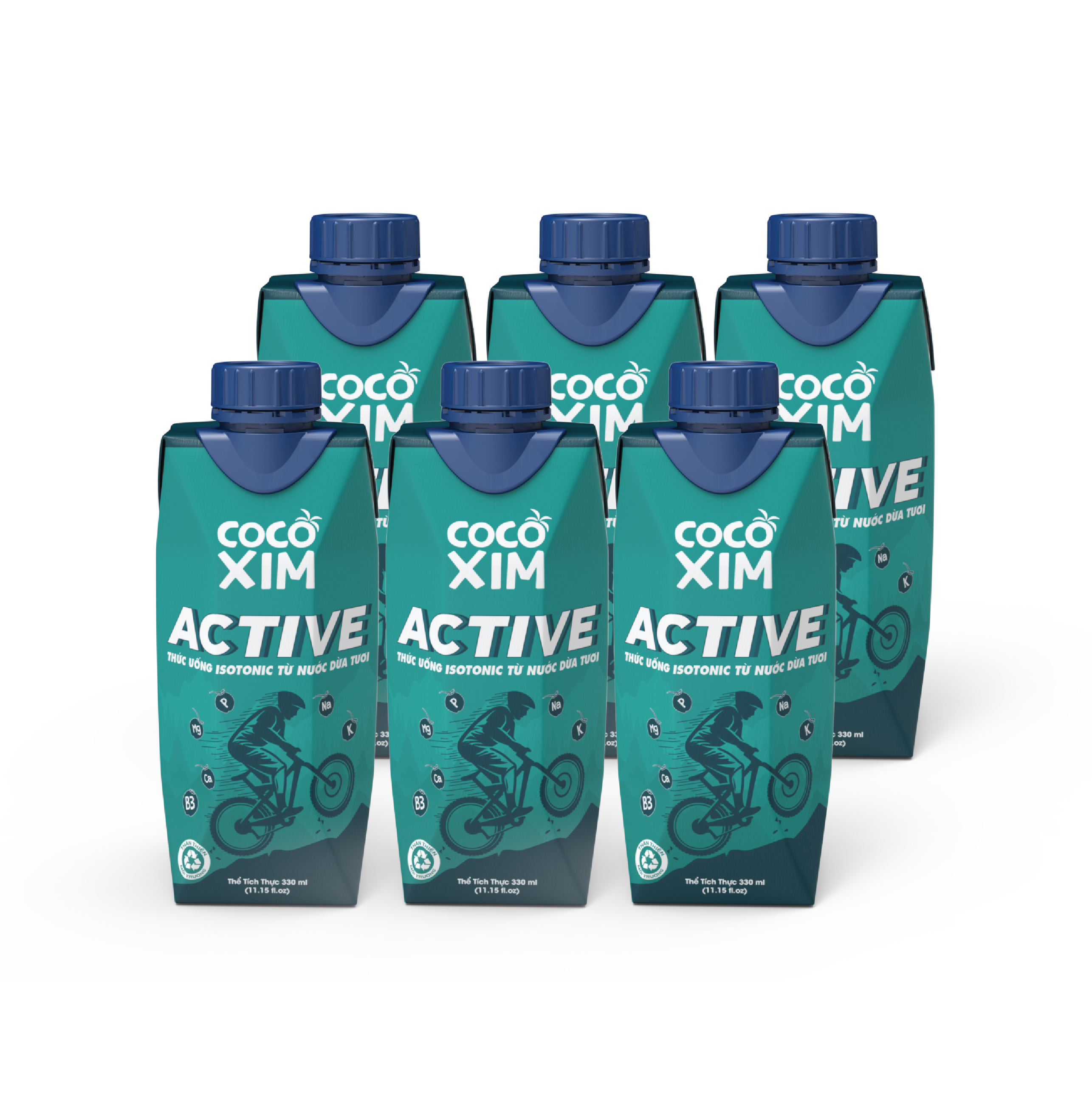 Nước dừa COCOXIM Active 330ml combo 3 hộp