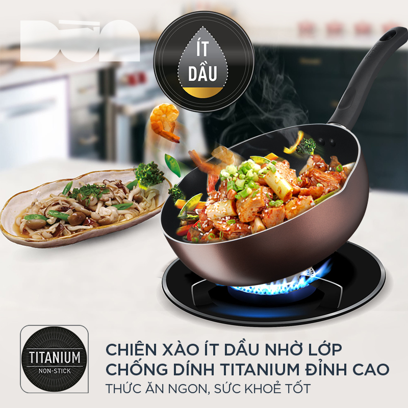 CHẢO CHIÊN SÂU LỒNG TEFAL DAY BY DAY 24CM
