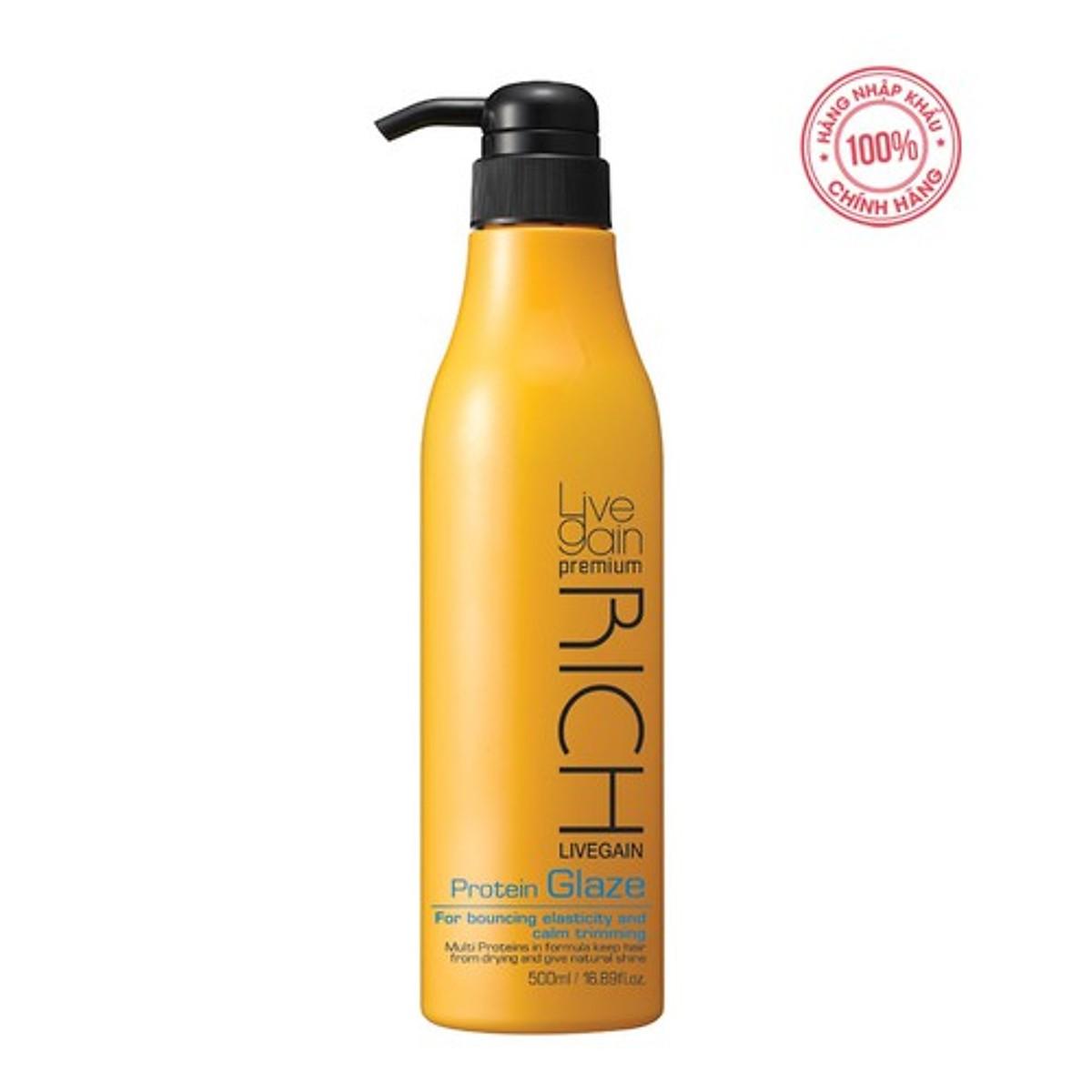 Gel Mềm Livegain Premium Rich Protein Glaze 500ml