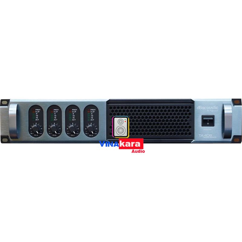 Cục đẩy công suất 4 kênh DBacoustic TA 406