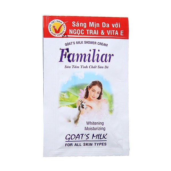 Sữa tắm Familiar Tinh Chất Sữa Dê (Dạng Gói)