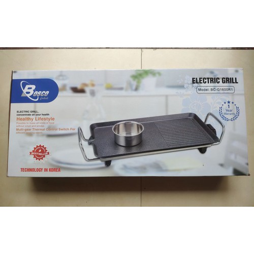 Vĩ Nướng Điện Bosco G1600R1