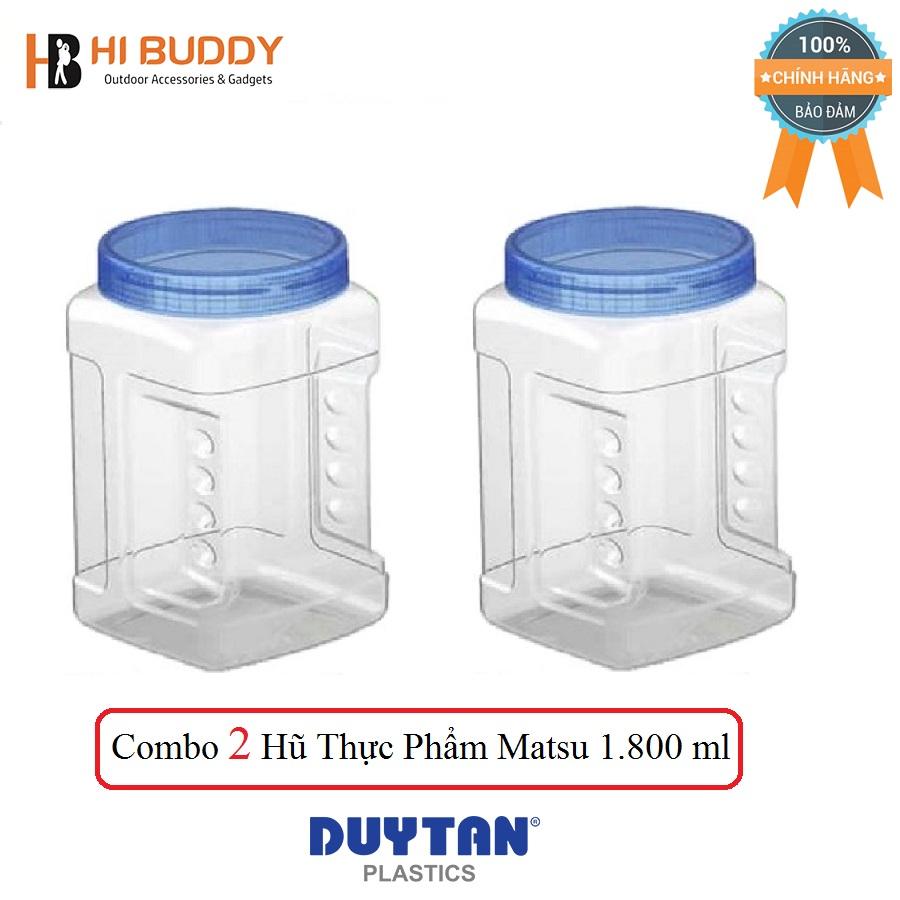 Bộ Hũ nhựa Duy Tân Matsu 1800ml