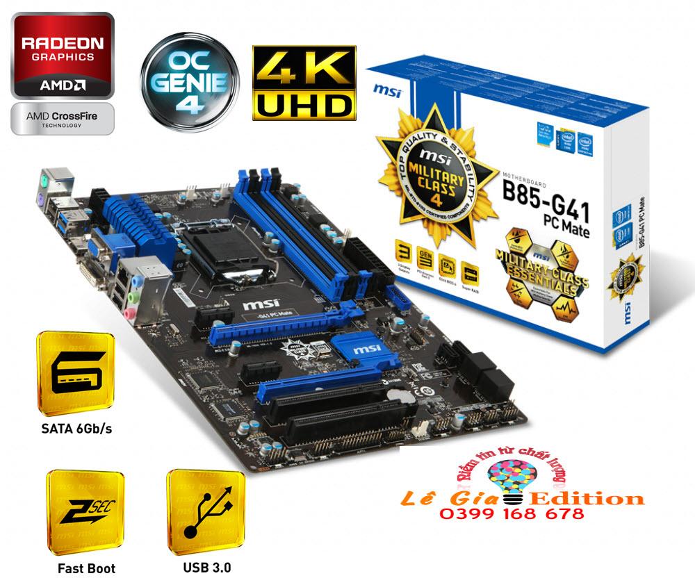 Mainboard MSI B85-G41 PC MATE