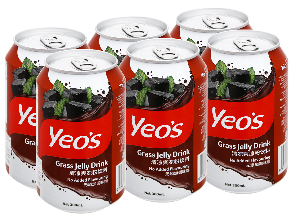 Nước giải khát Yeo's Sương Sáo lốc 6 lon
