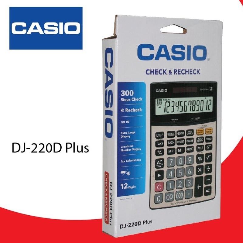 Máy Tính Casio Dj-220D Plus
