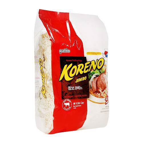 Mì Koreno bò cay 100g thùng 24 gói